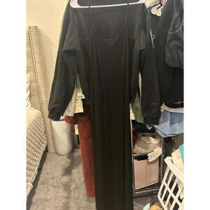 Skims Soft Lounge Slip Dress size XL in Black